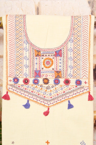 Lambani Hand Embroidered Kurti Fabric