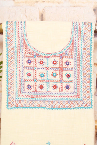 Lambani Hand Embroidered Kurti Fabric