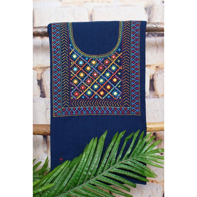 Lambani Hand Embroidered Kurti Fabric