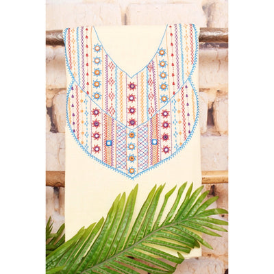 Lambani Hand Embroidered Kurti Fabric