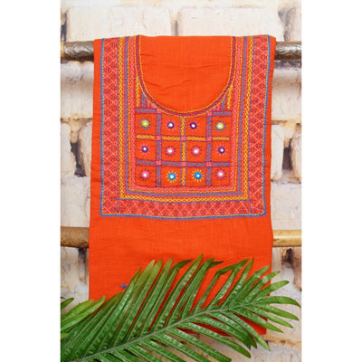 Lambani Hand Embroidered Kurti Fabric