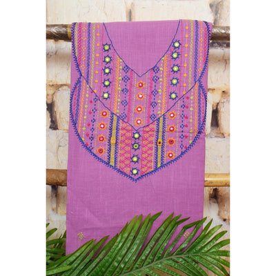 Lambani Hand Embroidered Kurti Fabric