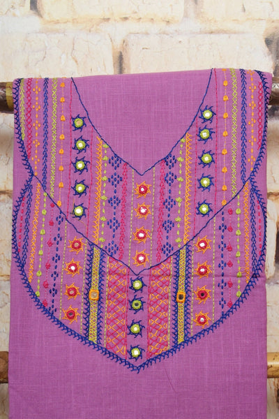 Lambani Hand Embroidered Kurti Fabric