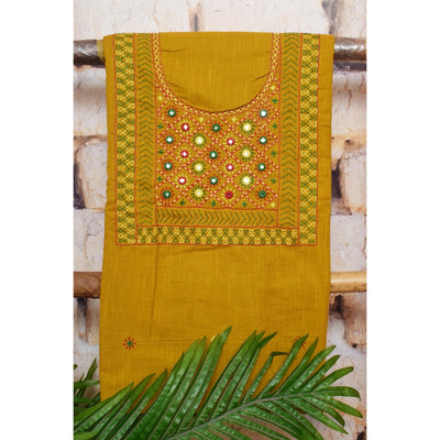 Lambani Hand Embroidered Kurti Fabric
