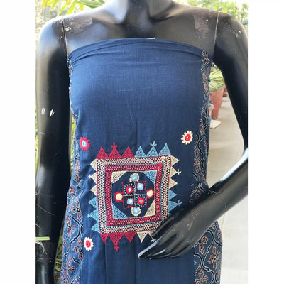 Ajrakh Lambani Hand Embroidered Kurti