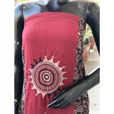 Ajrakh Lambani Hand Embroidered Kurti