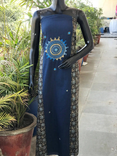 Ajrakh Lambani Hand Embroidered Kurti