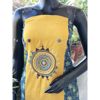 Ajrakh Lambani Hand Embroidered Kurti