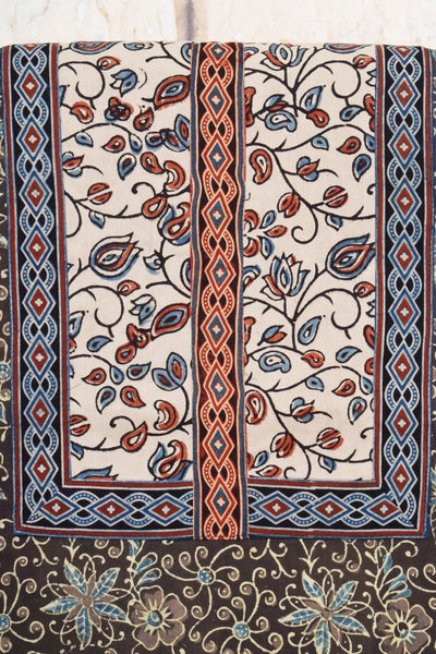 Ajrakh Patchwork Designer Kurti