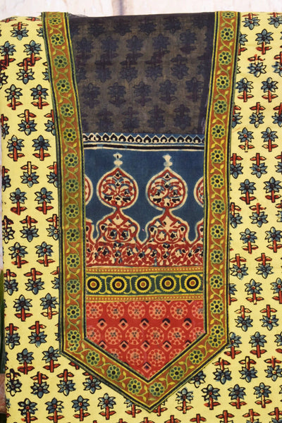 Ajrakh Patchwork Designer Kurti