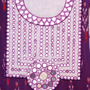 Ikat Kutch Embroidered Kurti