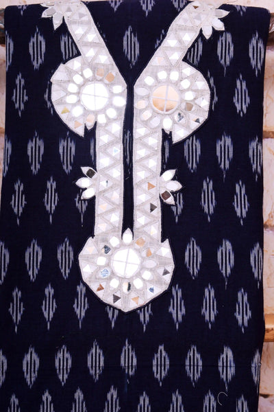 Ikat Kutch Embroidered Kurti