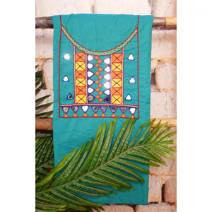 Hand Embroidered Cotton Designer Kurti - SSEthnics