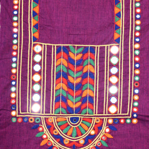 Hand Embroidered Cotton Designer Kurti - SSEthnics