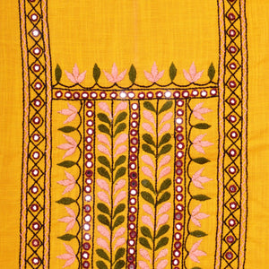 Hand Embroidered Cotton Designer Kurti - SSEthnics