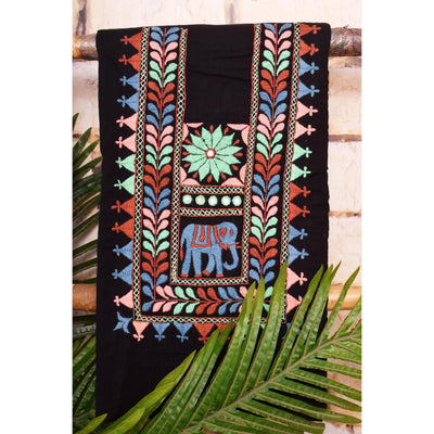 Hand Embroidered Cotton Designer Kurti - SSEthnics