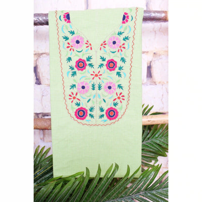 Hand Embroidered Cotton Designer Kurti - SSEthnics