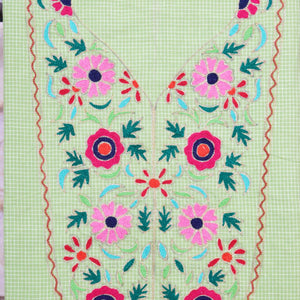 Hand Embroidered Cotton Designer Kurti - SSEthnics