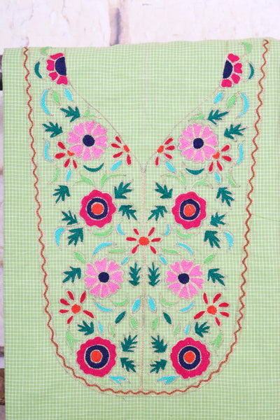 Hand Embroidered Cotton Designer Kurti - SSEthnics