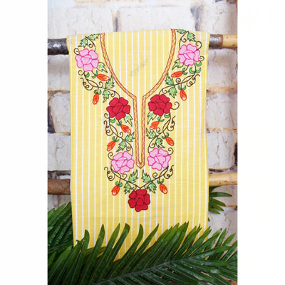 Hand Embroidered Cotton Designer Kurti - SSEthnics