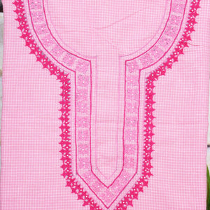 Hand Embroidered Cotton Designer Kurti - SSEthnics