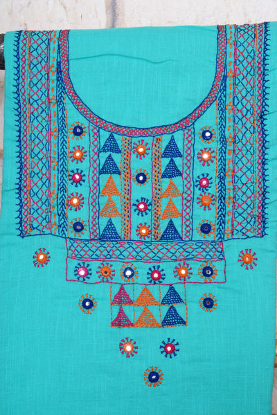 Lambani Hand Embroidered Kurti Fabric