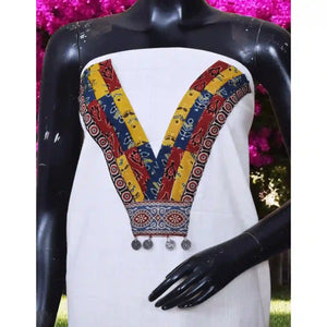 Patchwork Designer Kurti Plus Size