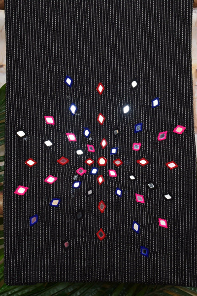 Kantha Cotton Mirror Work Kurti