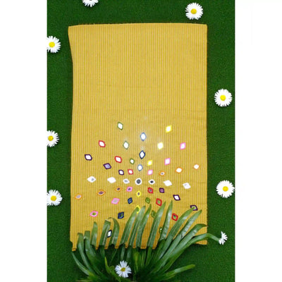 Kantha Cotton Mirror Work Kurti