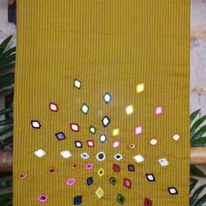 Kantha Cotton Mirror Work Kurti
