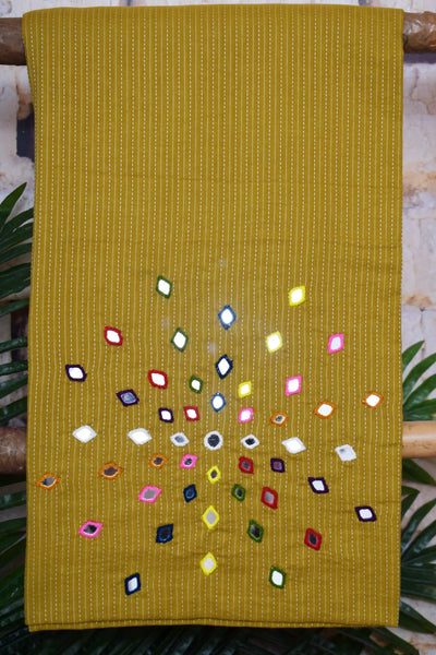 Kantha Cotton Mirror Work Kurti