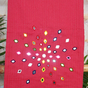 Kantha Cotton Mirror Work Kurti