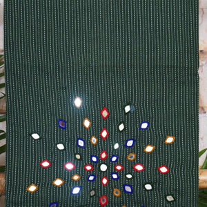 Kantha Cotton Mirror Work Kurti