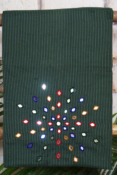 Kantha Cotton Mirror Work Kurti