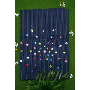 Kantha Cotton Mirror Work Kurti