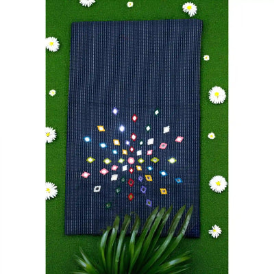 Kantha Cotton Mirror Work Kurti