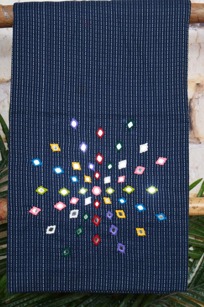 Kantha Cotton Mirror Work Kurti