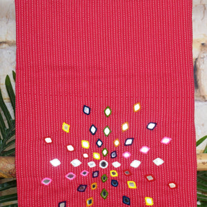 Kantha Cotton Mirror Work Kurti