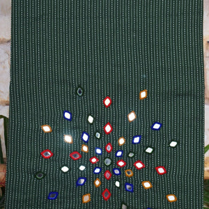 Kantha Cotton Mirror Work Kurti