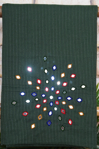 Kantha Cotton Mirror Work Kurti