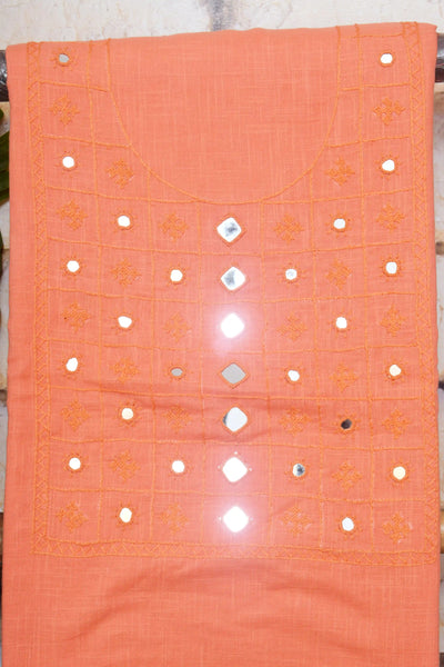 Designer Mirro Work Cotton Kurti