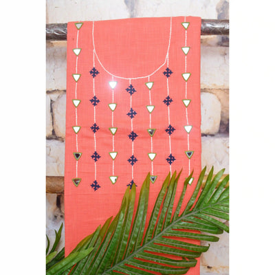 Designer Mirro Work Cotton Kurti