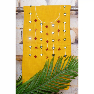 Designer Mirro Work Cotton Kurti