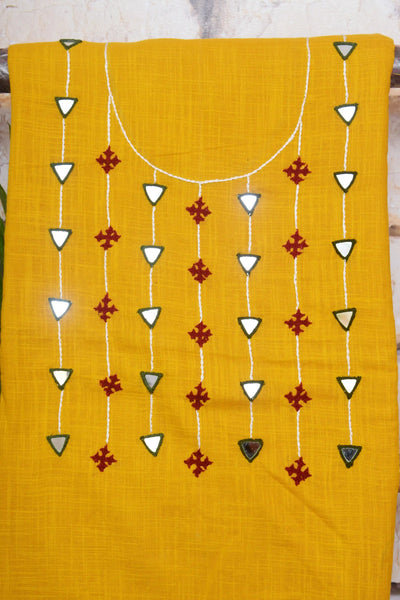 Designer Mirro Work Cotton Kurti
