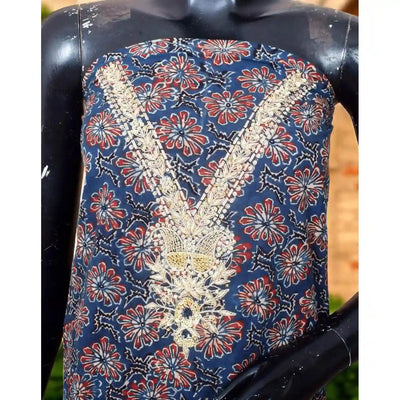 Ajrakh Zardosi Work Kurti – Handcrafted Elegance