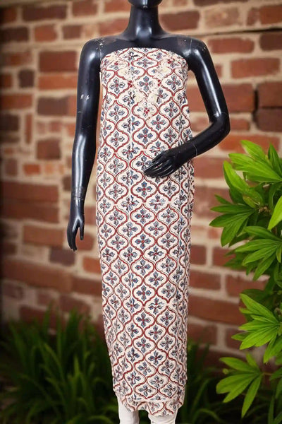 Ajrakh Zardosi Work Kurti – Handcrafted Elegance