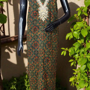 Ajrakh Zardosi Work Kurti – Handcrafted Elegance