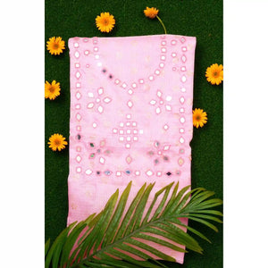Pink Kota Mirror Work Kurtis