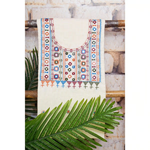 Lambani Hand Embroidered Kurti Fabric