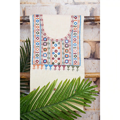 Lambani Hand Embroidered Kurti Fabric